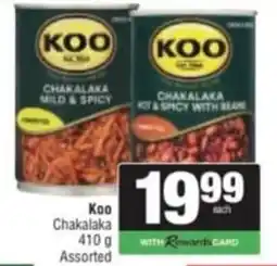 Spar Savemor Koo Chakalaka Assorted offer