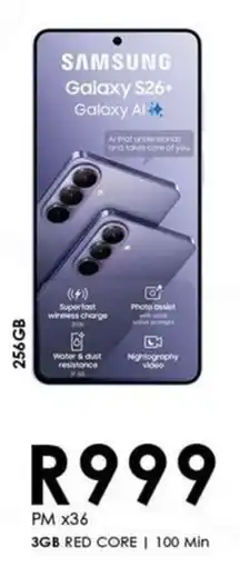 Chatz Connect SAMSUNG Galaxy S26+ offer