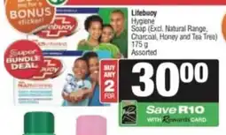 Spar Savemor Lifebuoy Hygiene Soap Assorted offer