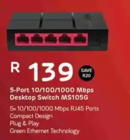 Computer Mania Desktop Switch MS105G offer