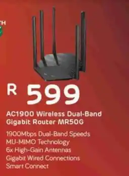 Computer Mania AC1900 Wireless Dual-Band Gigabit Router MR50G offer