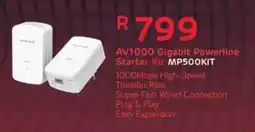 Computer Mania AV1000 Gigabit Powerline Starter Kit offer