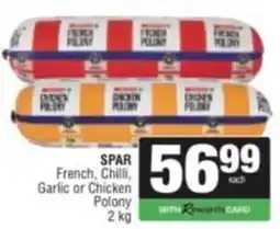 Spar Savemor SPAR French Polony offer