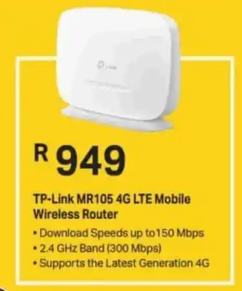 Computer Mania TP-Link MR105 4G LTE Mobile Wireless Router offer