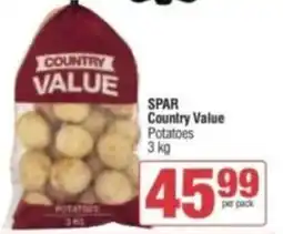Spar Savemor Country Value Potatoes offer