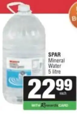 Spar Savemor SPAR Mineral Water offer
