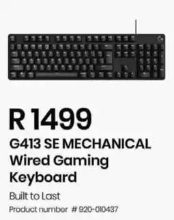 Computer Mania G413 SE MECHANICAL Wired Gaming Keyboard offer