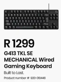 Computer Mania G413 TKL SE MECHANICAL Wired Gaming Keyboard offer