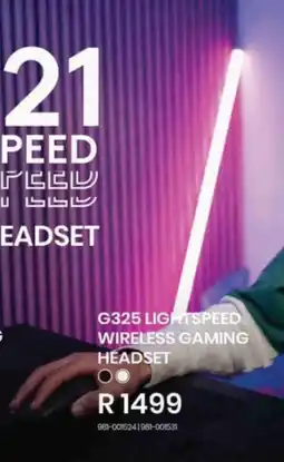 Computer Mania G325 LIGHTSPEED WIRELESS GAMING HEADSET offer