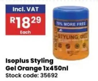 Africa Cash and Carry Isoplus Styling Gel Orange offer