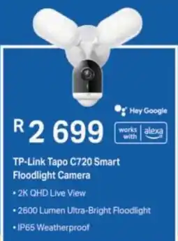 Computer Mania TP-Link Tapo C720 Smart Floodlight Camera offer