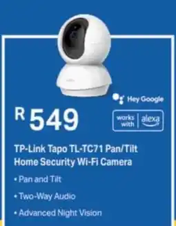 Computer Mania TP-Link Tapo TL-TC71 Pan/Tilt Home Security Wi-Fi Camera offer