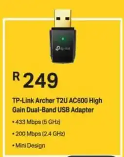 Computer Mania TP-Link Archer T2U AC600 High Gain Dual-Band USB Adapter offer