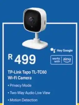 Computer Mania TP-Link Tapo TL-TC60 Wi-Fi Camera offer