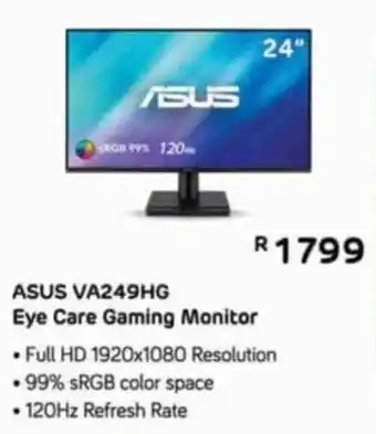 Computer Mania ASUS VA249HG Eye Care Gaming Monitor offer