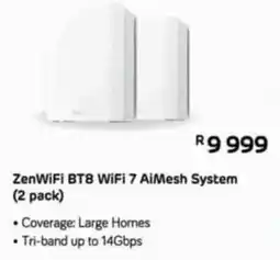 Computer Mania ZenWiFi BT8 WiFi 7 AiMesh System offer