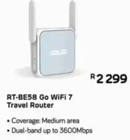 Computer Mania ASUS RT-BE58 Go WiFi 7 Travel Router offer