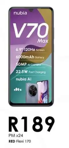 Chatz Connect nubia V70 Max offer