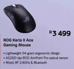 Computer Mania ROG Keris II Ace Gaming Mouse offer