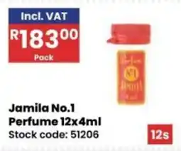 Africa Cash and Carry Jamila No.1 Perfume offer