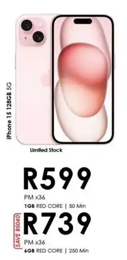 Chatz Connect iPhone 15 128GB 5G offer