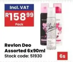 Africa Cash and Carry Revlon Deo Assorted offer