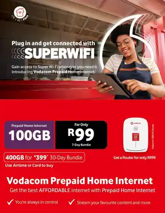 Chatz Connect Vodacom Prepaid Home Internet offer