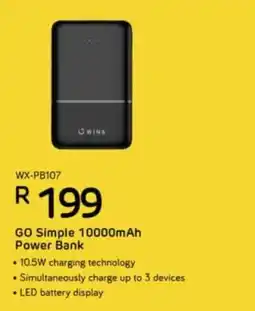 Computer Mania GO Simple 10000mAh Power Bank offer