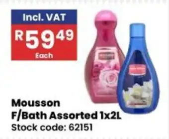 Africa Cash and Carry Mousson F/Bath Assorted offer