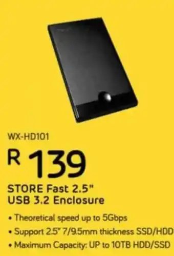 Computer Mania STORE Fast 2.5" USB 3.2 Enclosure offer