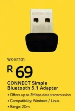 Computer Mania CONNECT Simple Bluetooth 5.1 Adapter offer