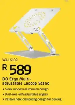 Computer Mania DO Ergo Multi-adjustable Laptop Stand offer