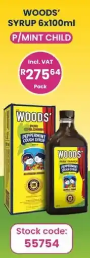 Africa Cash and Carry Woods' peppermint child cough syrup offer