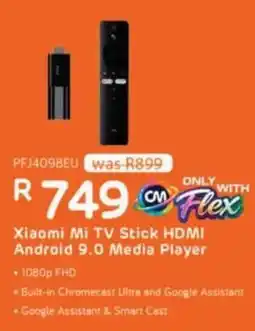 Computer Mania Xiaomi Mi TV Stick HDMI Android 9.0 Media Player offer