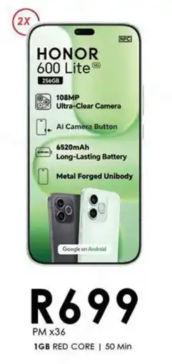 Chatz Connect HONOR 600 Lite offer