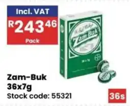 Africa Cash and Carry Zam-Buk offer