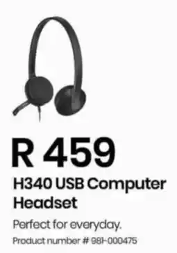 Computer Mania H340 USB Computer Headset offer