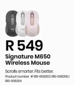 Computer Mania Signature M650 Wireless Mouse offer