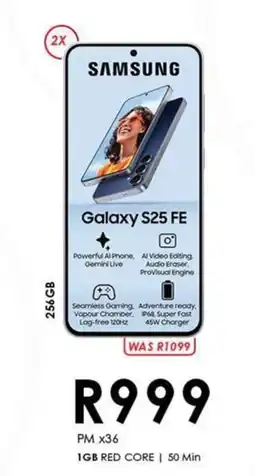 Chatz Connect SAMSUNG Galaxy S25 FE offer