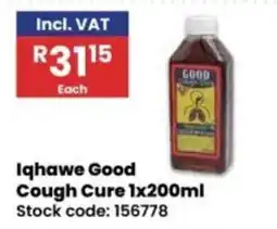 Africa Cash and Carry Iqhawe Good Cough Cure offer