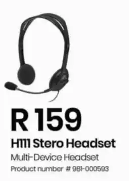 Computer Mania HMI Stereo Headset offer