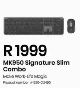 Computer Mania MK950 Signature Slim Combo offer