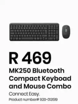 Computer Mania Logitech MK250 Bluetooth Compact Keyboard and Mouse Combo offer