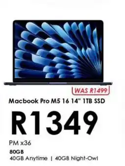 Chatz Connect Macbook Pro M5 16 14" 1TB SSD offer