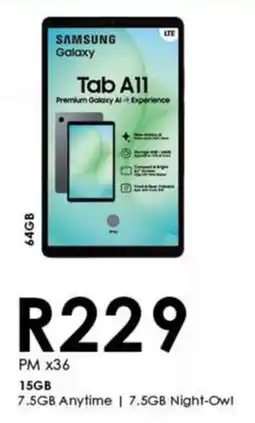 Chatz Connect SAMSUNG Galaxy Tab A11 offer