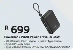Computer Mania Powerbank PD20 Power Traveller 35W offer