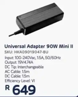 Computer Mania Universal Adapter 90W Mini II offer