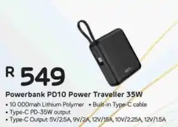 Computer Mania Powerbank PD10 Power Traveller 35W offer