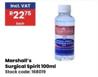 Africa Cash and Carry Marshall's Surgical Spirit offer
