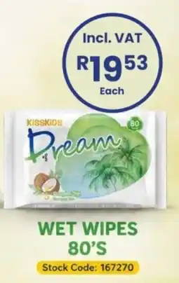 Africa Cash and Carry Kisskids dream wet wipes offer